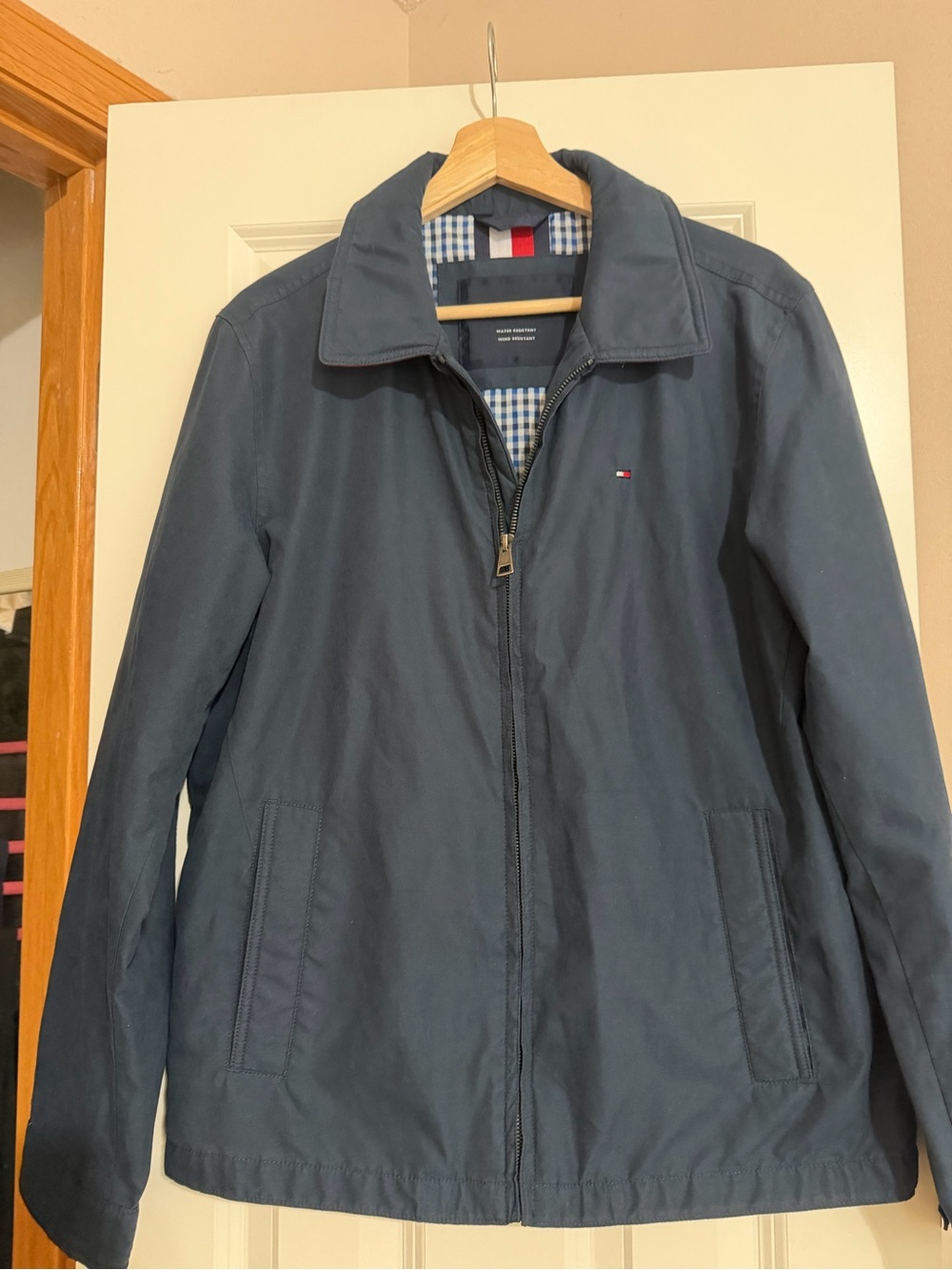 Tommy Hilfiger Men's Dark Navy Lightweight Zip Jacket